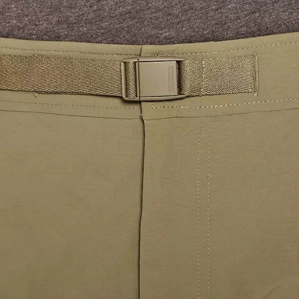 Eddie Bauer Mens XXL Khaki Tan Ripstop Tech Pull On Shorts NWT NEW‎